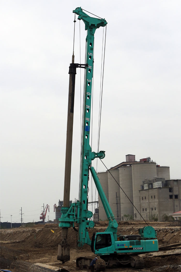 世俱杯网页版登录入口新购置的旋挖桩机在施工